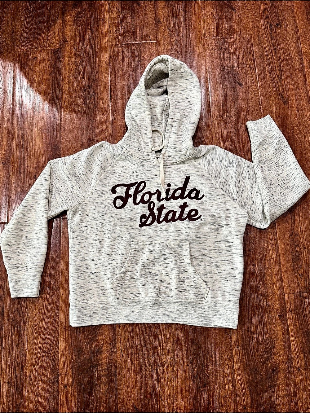 Florida State Hoodie Gray Size Medium Unisex